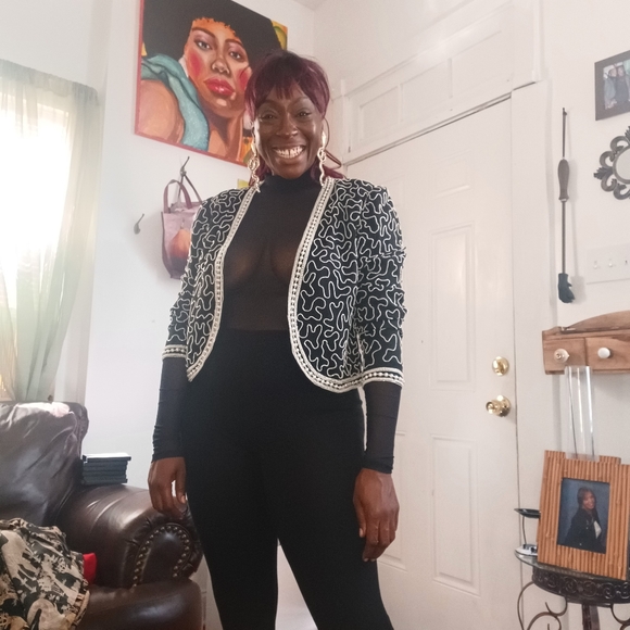 Vintage Beaded Jacket - Picture 2 of 5